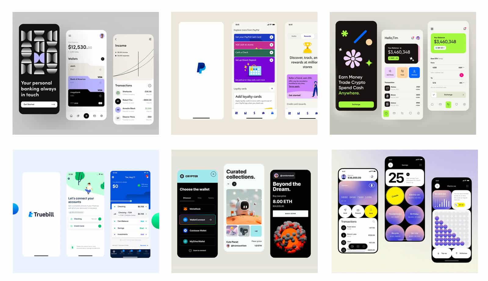 Top Finance App UI Design Inspiration 2023